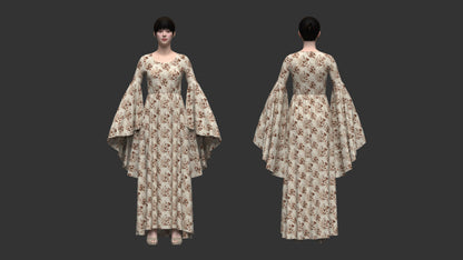 Elf Dress 3d Model Marvelous Designer-Clo3d-fbx-obj-Zprj