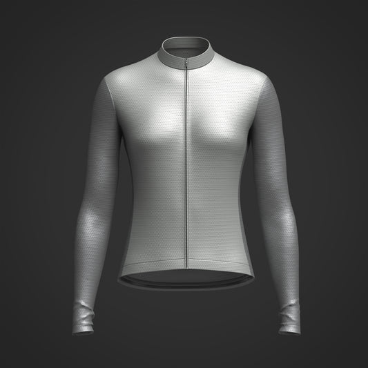 Women full Sleeve Cycling Jersey 3d Model Marvelous Designer-Clo3d-fbx-obj-Zprj