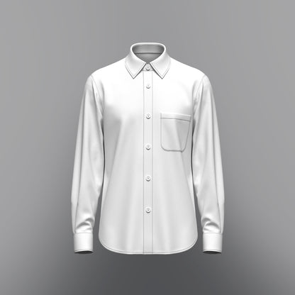 Men's Regular Fit Full Slv Shirt 3d Model Marvelous Designer-Clo3d-fbx-obj-Zprj