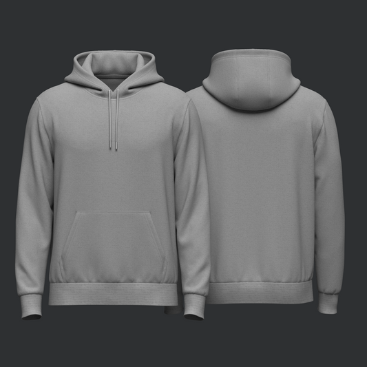Male Hoodie Hood Down 3d Model Marvelous Designer-Clo3d-fbx-obj-Zprj