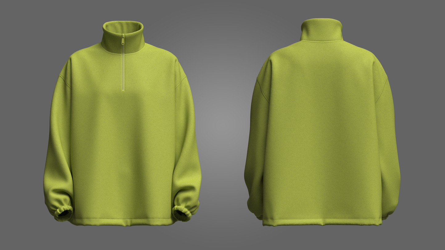 Women's Oversized Jacket 3d Model Marvelous Designer-Clo3d-fbx-obj-Zprj