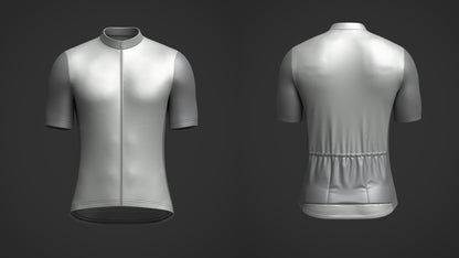 Men's Half Sleeve Cycling Jersey 3d Model Marvelous Designer-Clo3d-fbx-obj-Zprj