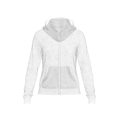 Women's front Zip Hoodie 3d Model Marvelous Designer-Clo3d-fbx-obj-Zprj
