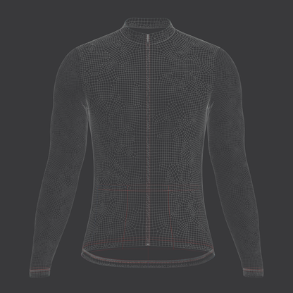 Men's Full Sleeve Cycling Jersey 3d Model Marvelous Designer-Clo3d-fbx-obj-Zprj