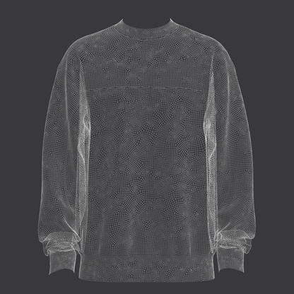 Men's Sweartshirt 3d Model Marvelous Designer-Clo3d-fbx-obj-Zprj