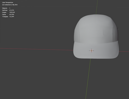 Hat 3d Model Marvelous Designer-Clo3d-fbx-obj-Zprj