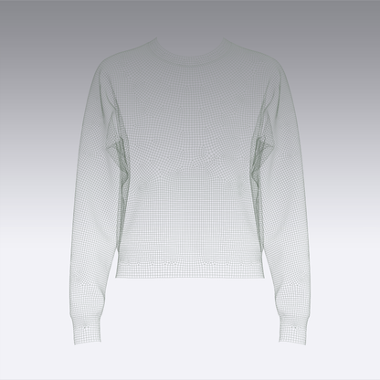 Female Cropped Sweater 3d Model Marvelous Designer-Clo3d-fbx-obj-Zprj