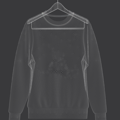 Sweatshirt_ Hanged 3d Model Marvelous Designer-Clo3d-fbx-obj-Zprj