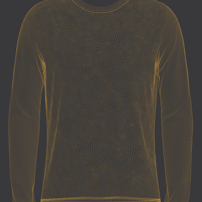 Men's Jersey 3d Model Marvelous Designer-Clo3d-fbx-obj-Zprj