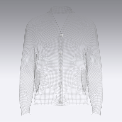 Men sweaters Cardigans 3d Model Marvelous Designer-Clo3d-fbx-obj-Zprj