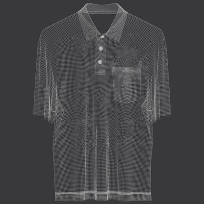Polo on Hanger 3d Model Marvelous Designer-Clo3d-fbx-obj-Zprj