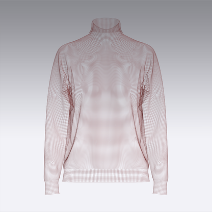 Female High Neck Sweater 3d Model Marvelous Designer-Clo3d-fbx-obj-Zprj