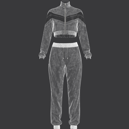 Women's Active Wear 3d Model Marvelous Designer-Clo3d-fbx-obj-Zprj