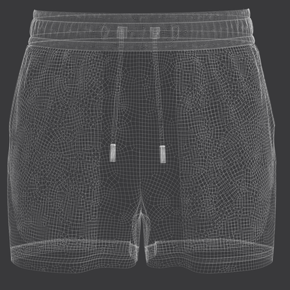 Men's Elastic Shorts 3d Model Marvelous Designer-Clo3d-fbx-obj-Zprj