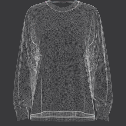 Women's Oversized T-Shirt 3d Model Marvelous Designer-Clo3d-fbx-obj-Zprj