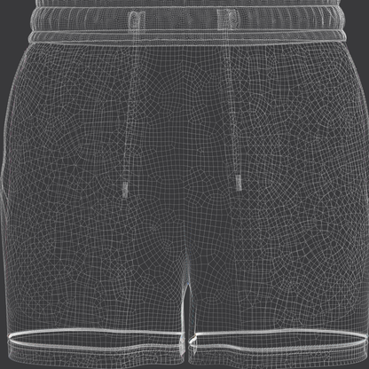 Men's Oversize Shorts 3d Model Marvelous Designer-Clo3d-fbx-obj-Zprj