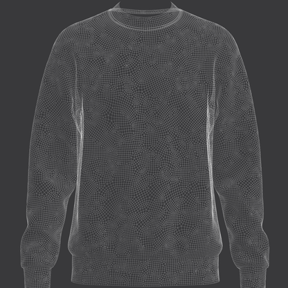 Men Sweatshirt 3d Model Marvelous Designer-Clo3d-fbx-obj-Zprj