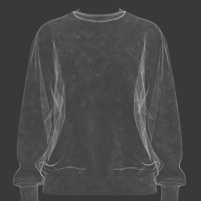 Women's Sweatshirt Oversized Set In 3d Model Marvelous Designer-Clo3d-fbx-obj-Zprj