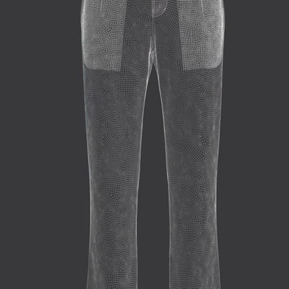 Men's Single Pleat Pant 3d Model Marvelous Designer-Clo3d-fbx-obj-Zprj