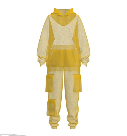 Women Oversized Hoodie and Cargo Pant Outfit 3d Model Marvelous Designer-Clo3d-fbx-obj-Zprj