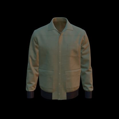 Men's Jacket 3d Model Marvelous Designer-Clo3d-fbx-obj-Zprj