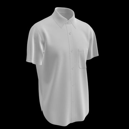 Men's Regular Fit Half Slv Shirt 3d Model Marvelous Designer-Clo3d-fbx-obj-Zprj